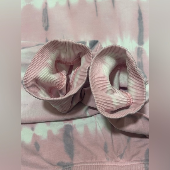 Kut From The Kloth Pink Tie Dye Crewneck Sweatshirt Lounge Casual Size Medium - Picture 4 of 6